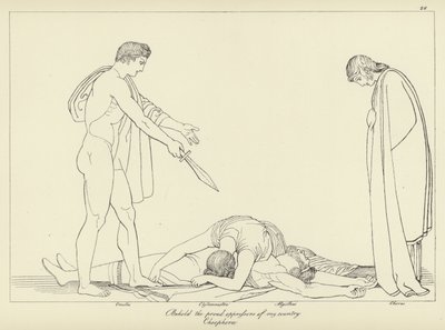 Orestes door John Flaxman